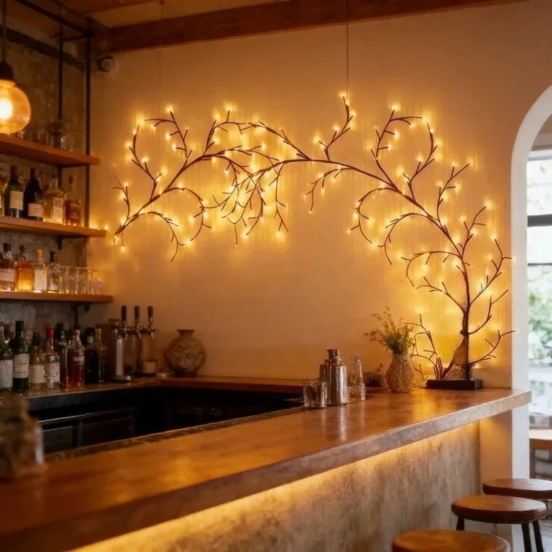 Wall Decor Lighting Tree - LED Ağaç Dalı Duvar Lambaları Esnek