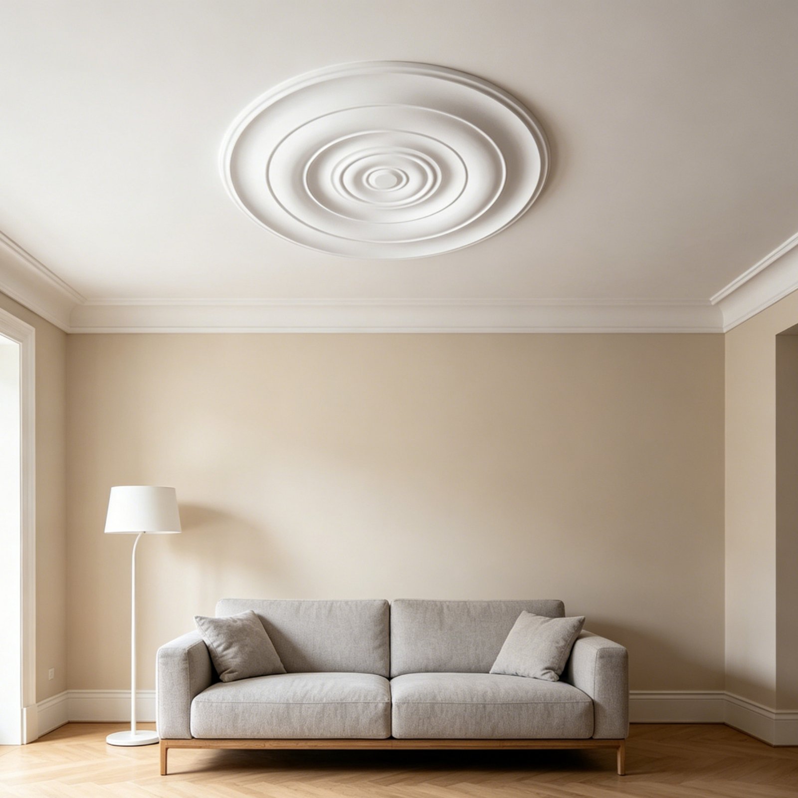 Lighting Decorative - Yuvarlak Tavan Madalyonu Avrupa Tasarımı PU