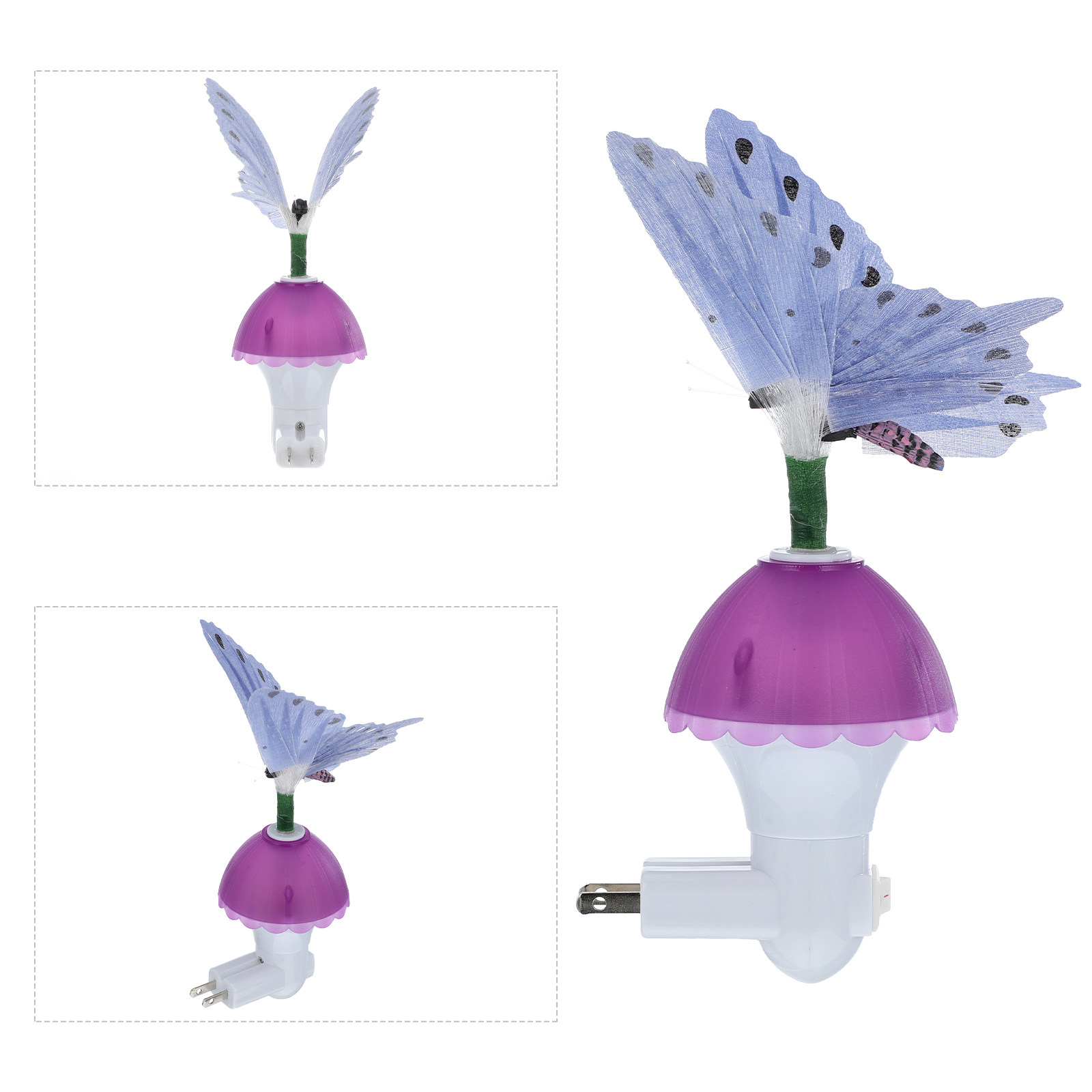 Lighting Home Decor Ideas - Kelebekler Temalı Gece Lambası, 3D Görsel