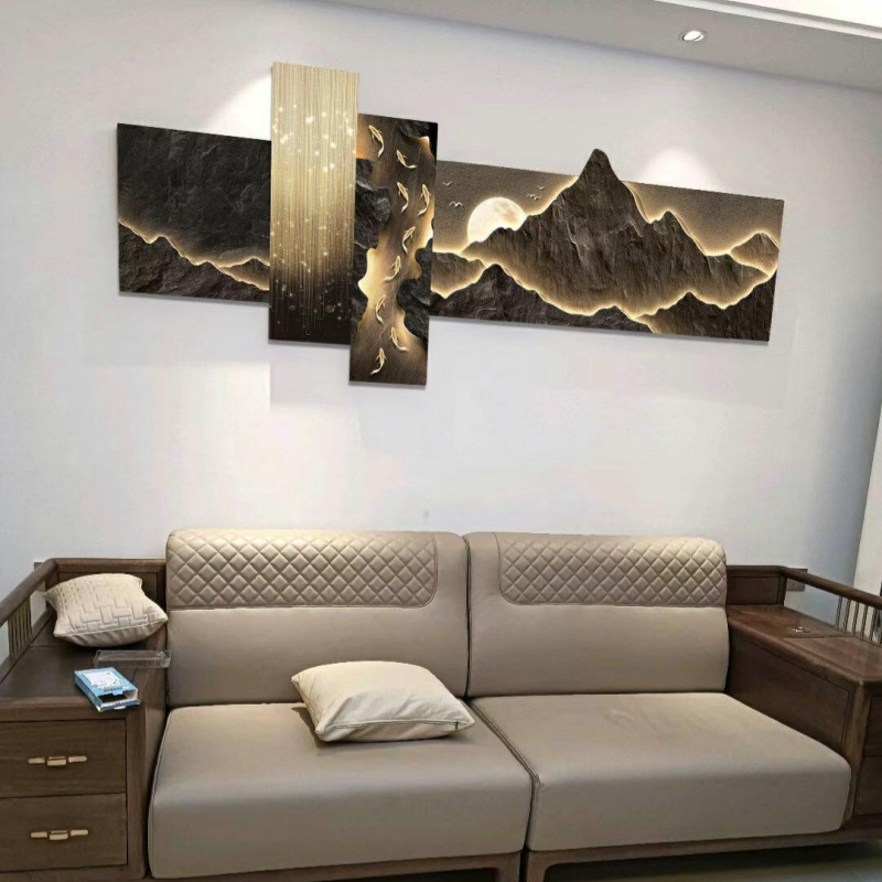Modern LED Salon Dekorasyon Ta - Foyer Lighting Wall Decor incelemesi ve fiyatı