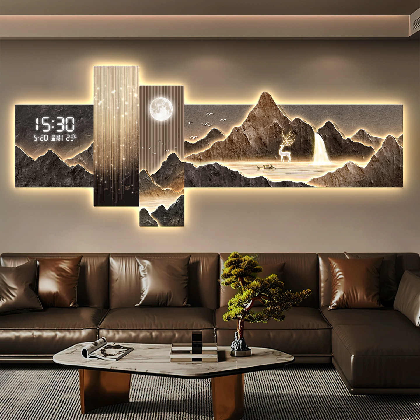 Modern LED Salon Dekorasyon Ta - Foyer Lighting Wall Decor incelemesi ve fiyatı