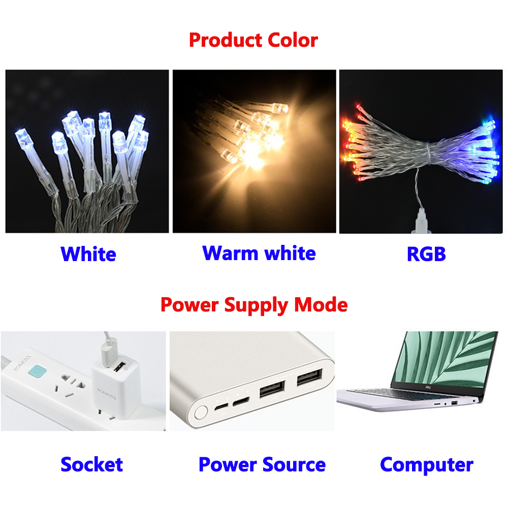USB ışık dize DIY tatil dekora - Lighting Decor Company incelemesi ve fiyatı