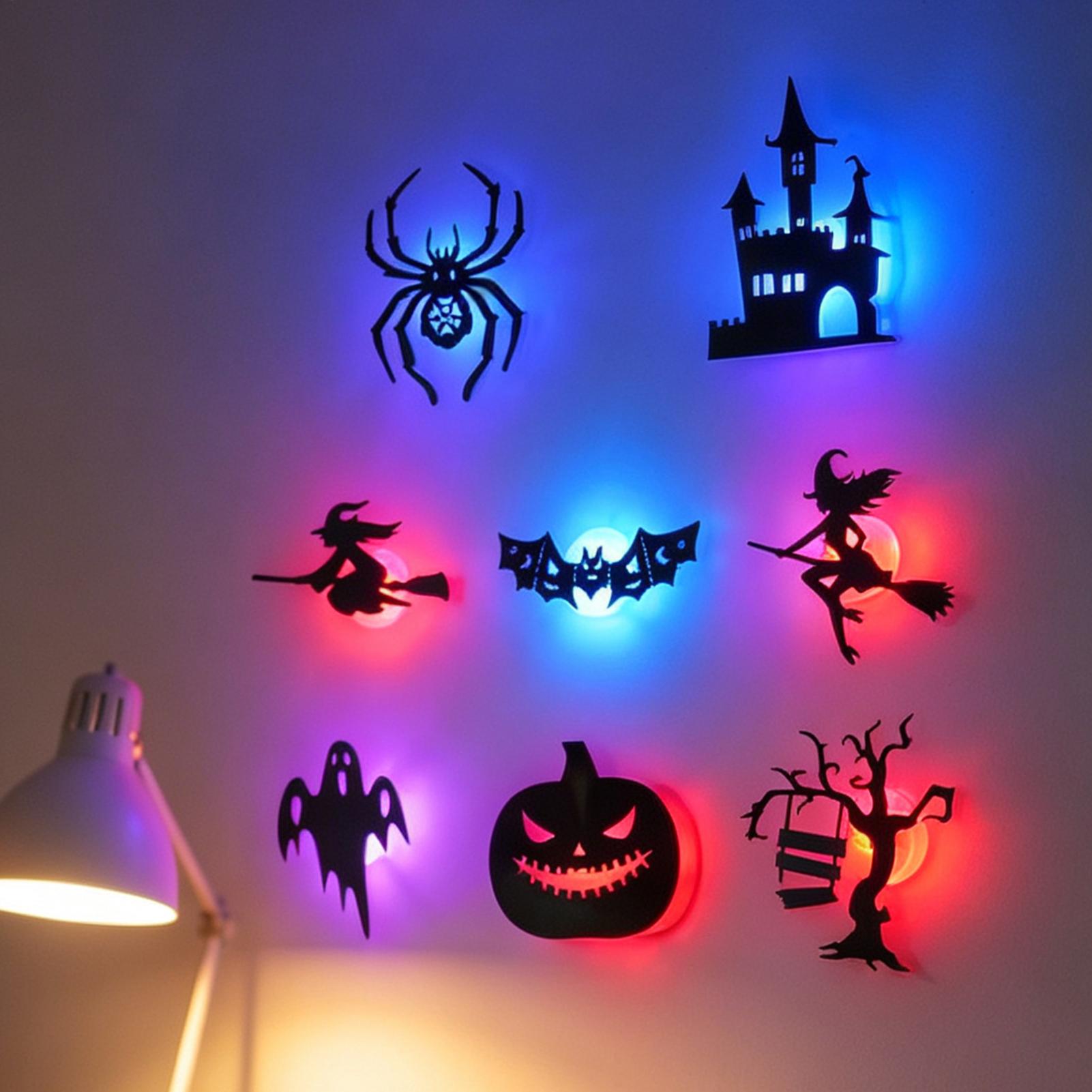 8 adet Cadılar Bayramı LED Sil - Wall Decor Lighting Tree incelemesi ve fiyatı