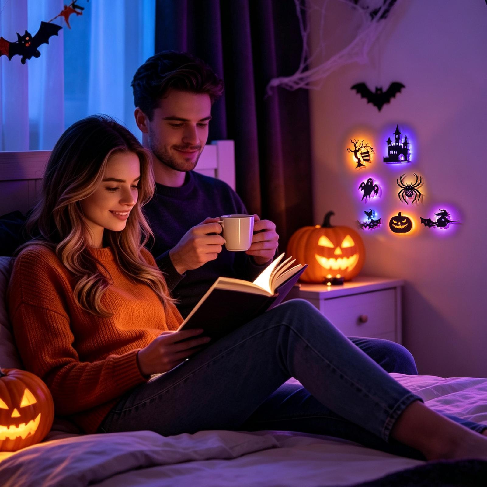 8 adet Cadılar Bayramı LED Sil - Wall Decor Lighting Tree incelemesi ve fiyatı