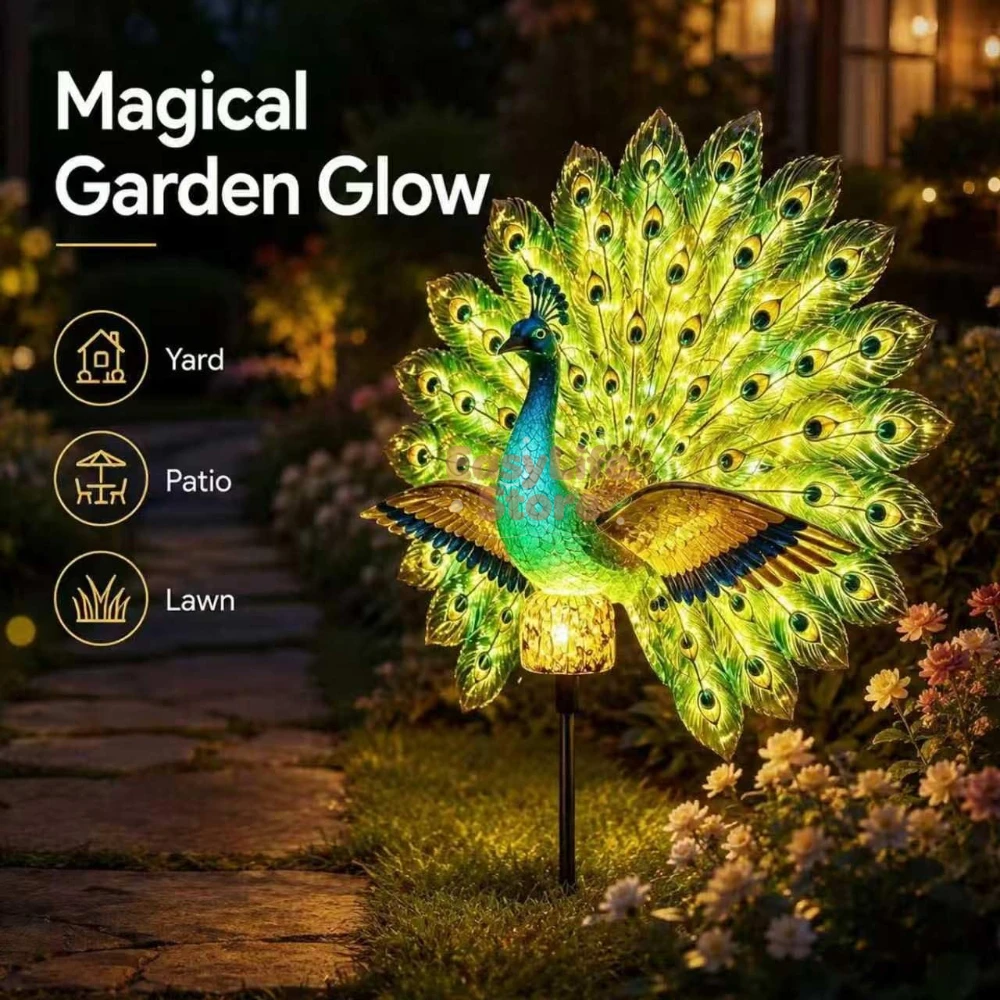 Güneş Enerjili Tavus Kuşu Bahç - String Light Outdoor incelemesi ve fiyatı