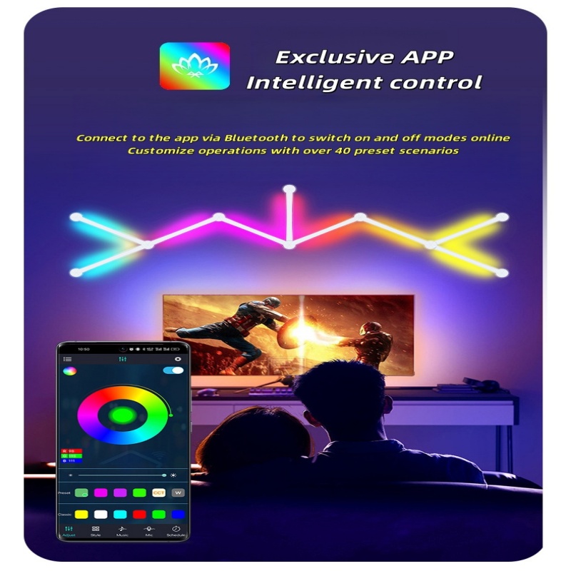Yeni Ücretsiz Ekleme DIY RGB R - Foyer Lighting Wall Decor incelemesi ve fiyatı