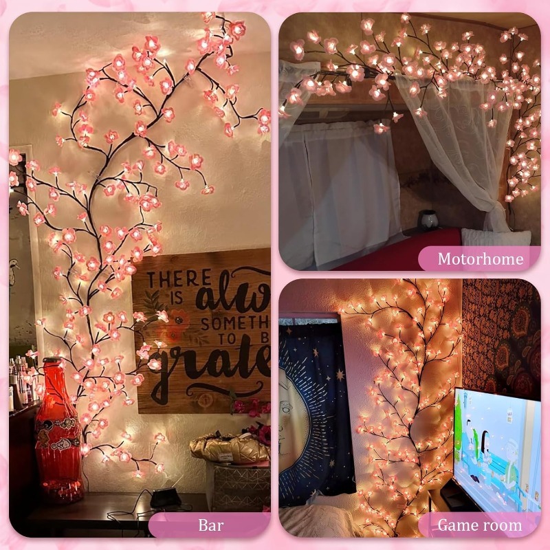 LED Kiraz Çiçeği Ağacı Dalı Iş - Wall Decor Lighting Tree incelemesi ve fiyatı