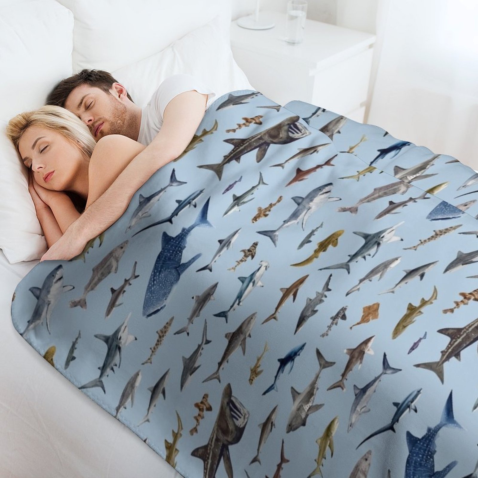 SHARKS posteri - açık mavi ren - Lighting Home Decor Ideas incelemesi ve fiyatı