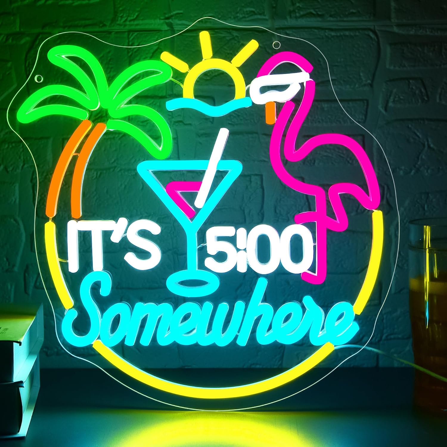 Tiki Bar Papağan Palmiye Ağacı - Wall Decor Lighting Tree incelemesi ve fiyatı