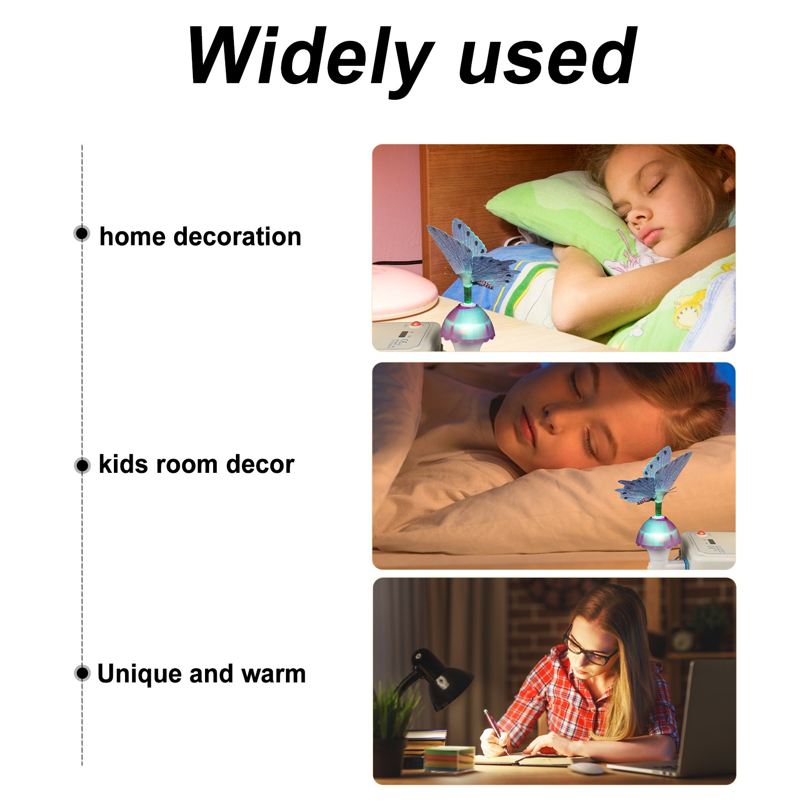 Kelebekler Temalı Gece Lambası - Lighting Home Decor Ideas incelemesi ve fiyatı