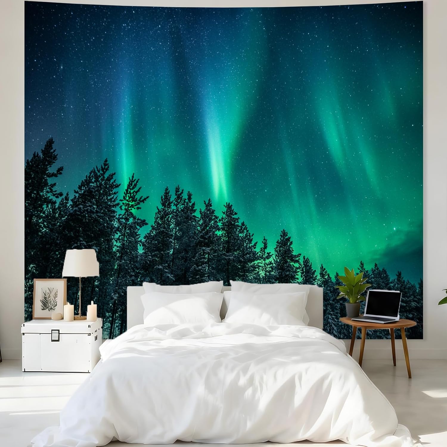 Büyük Kuzey Işıkları Goblen Du - Wall Decor Lighting Tree incelemesi ve fiyatı