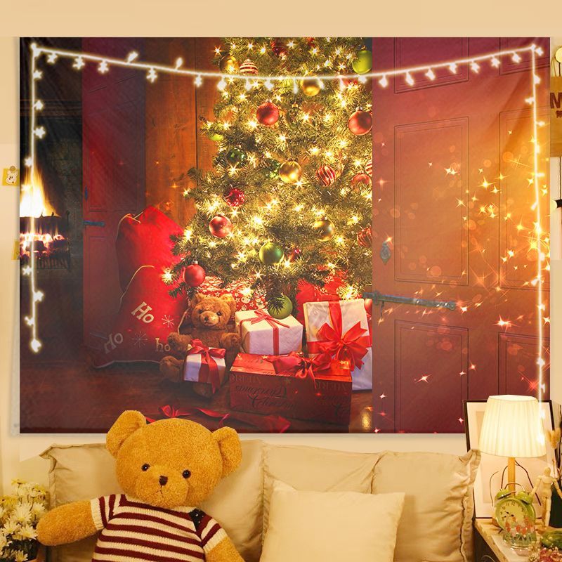 VIKAMA Duvar Halısı Noel Sıcak - Wall Decor Lighting Tree incelemesi ve fiyatı