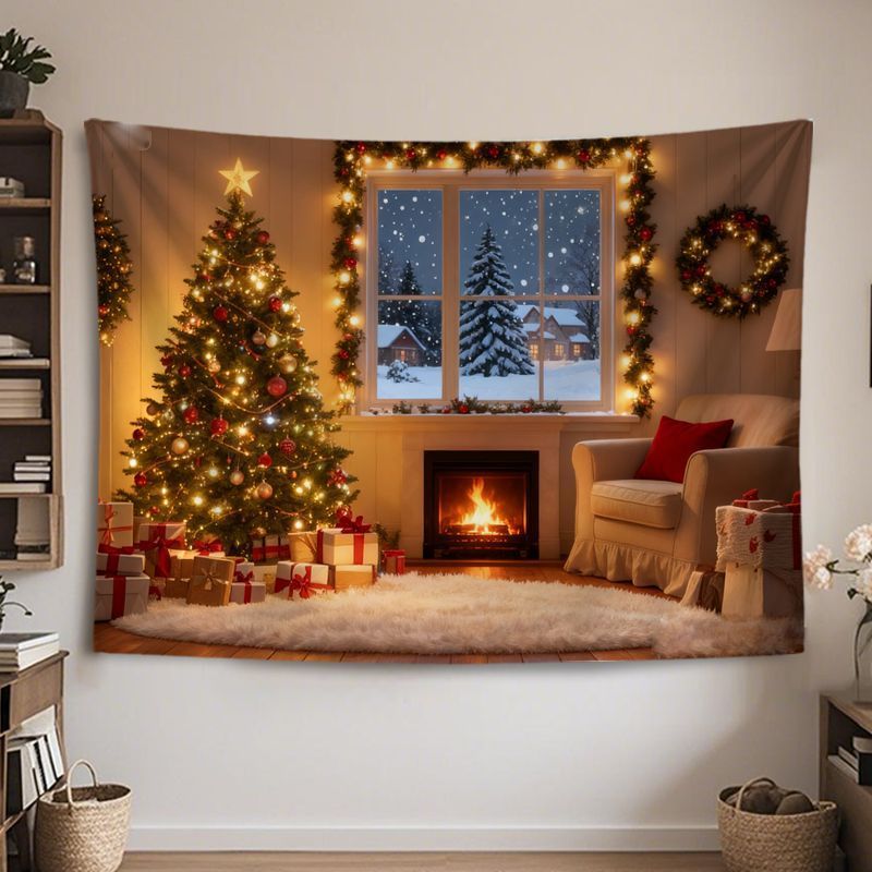 VIKAMA Duvar Halısı Noel Sıcak - Wall Decor Lighting Tree incelemesi ve fiyatı